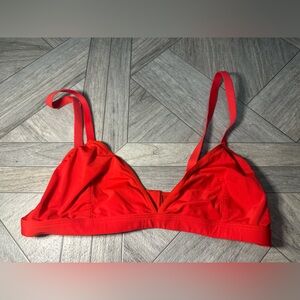 Vibrant Red Women's Bikini Top